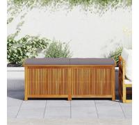 Vidaxl Boîte À Coussins D'extérieur 150x50x60,5cm Bois Massif D'acacia