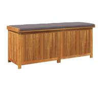 Vidaxl Boîte À Coussins D'extérieur 150x50x60,5cm Bois Massif D'acacia