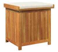 vidaXL Boîte à Coussins d'extérieur 60x50x61 cm Bois Massif d'acacia