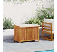 Vidaxl Boîte À Coussins D'extérieur 90x50x60,5 Cm Bois Massif D'acacia