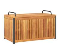 Boîte à coussins d'extérieur bois d'acacia solide et acier vidaXL