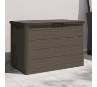 Vidaxl Boîte À Coussins D'extérieur Brun 77,5x44,5x53 Cm Polypropylène
