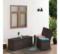 Boîte à Coussins d'Extérieur Coffre de Rangement Conteneur à Oreillers de Jardin Patio Terrasse Anthracite 150x50x56 cm Sapin Massif