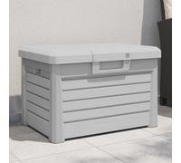 Vidaxl Boîte À Coussins D'extérieur Gris 73x50,5x46,5 Cm Polypropylène