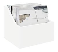 vidaXL Boîte à disques LP 2 pc Blanc 37 x 33 x 32 cm Bois d'ingénierie | vidaXL Lot de 2 boîtes à disques LP en bois d'ingénierie Blanc 37 x 33 x 32 cm