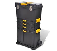 vidaXL Boîte à Outils Portable Trolley à Outils Servante Coffre à Outils