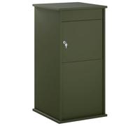vidaXL Boîte aux lettres vert olive 50 x 52 x 100 cm Acier