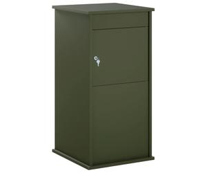vidaXL Boîte aux lettres vert olive 50 x 52 x 100 cm Acier