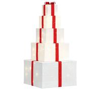 vidaXL Décoration de Noël Boîte cadeau 250 LED blanc chaud