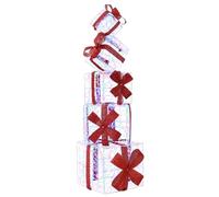vidaXL Boîte Cadeau décoration de Noël 5 pc 125 LED Multicolore