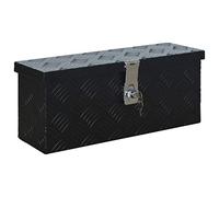 vidaXL Boîte Coffre de Rangement Caisse de Outils Boîte à Outils Boîte de Remorque Caisse de Transport Atelier Aluminium 485x140x200 mm