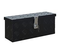 vidaXL Boîte Coffre de Rangement Caisse de Outils Boîte à Outils Boîte de Remorque Caisse de Transport Atelier Aluminium 485x140x200 mm
