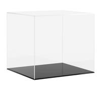 vidaXL Boîte d'Affichage Transparente, Vitrine en Acrylique, Boîte de Présentation, Boîte de Rangement pour Collections Jouets Bijoux, 40x36x35 cm Acrylique Transparent