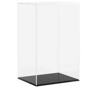Boîte d'Affichage Transparente, Vitrine en Acrylique, Boîte de Présentation, Boîte de Rangement pour Collections Jouets Bijoux, 22x18x35 cm Acrylique