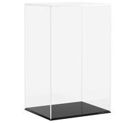 vidaXL Vitrine en acrylique transparente 22x18x35 cm pour collections, jouets, bijoux