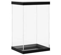 vidaXL Boîte d'Affichage Transparente, Vitrine en Acrylique, Boîte de Présentation, Boîte de Rangement pour Collections Jouets Bijoux, 22x18x35 cm Acrylique