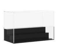 vidaXL Boîte d'Affichage Transparente, Vitrine en Acrylique, Boîte de Présentation, Boîte de Rangement pour Collections Jouets Bijoux, 25x12x16 cm Acrylique