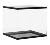 vidaXL Boîte d'Affichage Transparente, Vitrine en Acrylique, Boîte de Présentation, Boîte de Rangement pour Collections Jouets Bijoux, 40x36x35 cm Acrylique