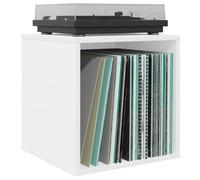 vidaXL Boîte d'albums vinyles 2 pc Blanc 37 x 36,5 x 38 cm