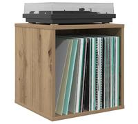 vidaXL Boîte d'albums vinyles 2 pc Chêne Artisanal 37 x 36,5 x 38 cm