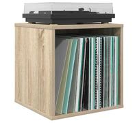 vidaXL Boîte d'albums vinyles 2 pc Chêne Sonoma 37 x 36,5 x 38 cm