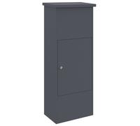 vidaXL Coffre de rangement pour paquets Anthracite 44,5 x 29 x 110,5 cm Acier