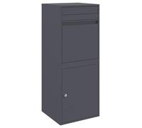 vidaXL Boîte de dépôt de Colis Anthracite 47,5 x 38 x 59 cm Acier