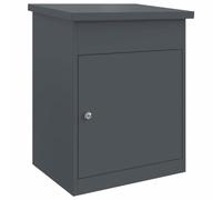vidaXL Boîte de dépôt de Colis Anthracite 47,5 x 38 x 59 cm Acier