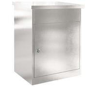 vidaXL Boîte de dépôt de Colis avec Stockage Argenté 47,5 x 38 x 59 cm