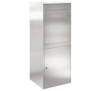 vidaXL Boîte de dépôt de Colis avec Stockage Argenté 47,5 x 38 x 59 cm