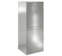 Vidaxl Boîte De Dépôt De Colis Noir 41 X 38 X 103 Cm Acier Galvanisé