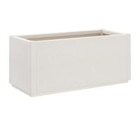 vidaXL Jardinière modèle 368776 – 80 x 36 x 35 cm – PP – Blanc