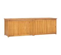 Boîte de Jardin Coffre Outils Terrasse Extérieur Bois Massif de Teck vidaXL