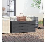 vidaXL Boîte de jardin gris 101x50,5x46,5 cm bois massif de pin 823950