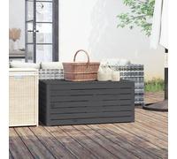 Vidaxl Boîte De Jardin Gris 101x50,5x46,5 Cm Bois Massif De Pin Gris