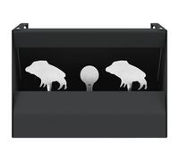 Vidaxl Boîte De Piège À Balles Noir 29 X 22 X 20 Cm Acier