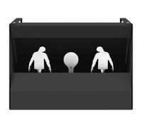 Vidaxl Boîte De Piège À Balles Noir 29 X 22 X 20 Cm Acier