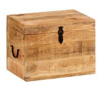 vidaXL Boîte de rangement 39x28x31 cm Bois massif d'acacia