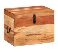 Vidaxl Boîte De Rangement 39x28x31 Cm Bois Massif D'acacia