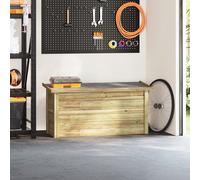 vidaXL Boîte de rangement 44x119x57 cm Bois imprégné de pin