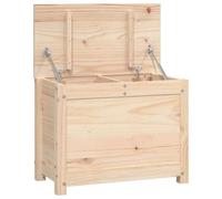 vidaXL Boîte de rangement 60x32x45,5 cm Bois massif de pin Multicolore