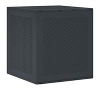 Boîte De Rangement De Jardin Vidaxl Anthracite 55x53x57 Cm Pp
