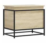 vidaXL Boîte de Rangement avec Couvercle chêne Sonoma Bois ingénierie, boîte à couvertures, Coffre de Rangement, boîte de Rangement pour Jouets