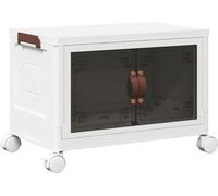 vidaXL Boîte de rangement avec roulettes Empilable 28 L 48,5x29,5x33 cm