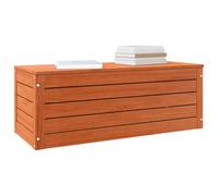 vidaXL Boîte de Rangement avec Stockage Cire Marron 89 x 36,5 x 33 cm, Chambre, Rectangulaire, Design Moderne, Durable pour Un Style élégante, pour Toute Maison, Espace Fonctionnel et Confortable