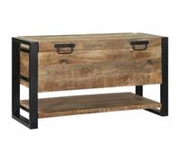 vidaXL Boîte de Rangement avec Stockage Marron Bois de manguier Massif | Y'a beaucoup de place pour garder toutes tes affaires en ordre, Fait en bois de manguier massif brut,