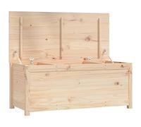 vidaXL Boîte de Rangement Banc de Rangement Coffre de Rangement Boîte à Outils Organisateur Maison 110x50x45,5 cm Bois Massif de Pin