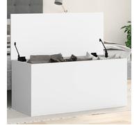 vidaXL Boîte de rangement blanc 100 x 42 x 46 cm – Bois d'ingénierie