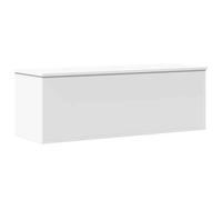 vidaXL Boîte de rangement 102x35x35 cm Bois d'ingénierie Blanc