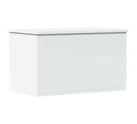 vidaXL Boîte de rangement blanche 60 x 35 x 35 cm bois d'ingénierie
